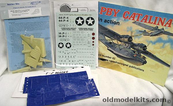 Belcher Bits 1/48 1/48 PBY Accessory Pack - Belcher Bits Tail Correction - Decals - Masks and PBY Book plastic model kit